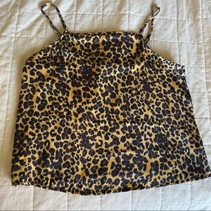 Cheetah print blouse